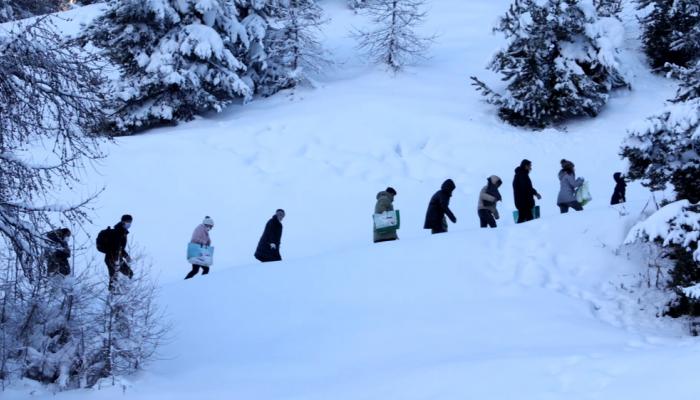 الشتاء يفاقم مأساة المهاجرون على الحدود الفرنسية الإيطالية