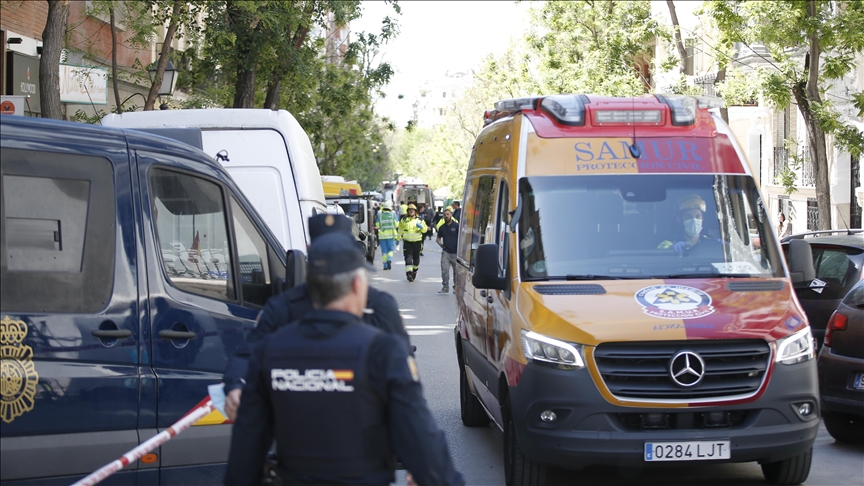 إصابة ١٧ شخصاً بانفجار وسط العاصمة الاسبانية