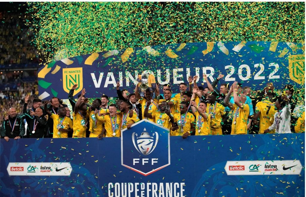 فريق نانت يحرز لقبه الرابع ببطولة كأس فرنسا
